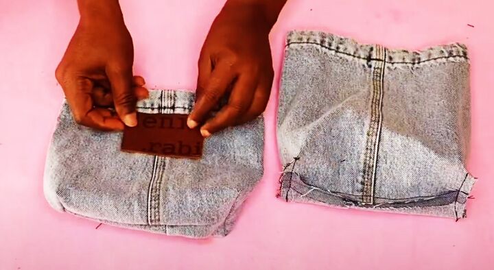 denim upcycling, Constructing the bags