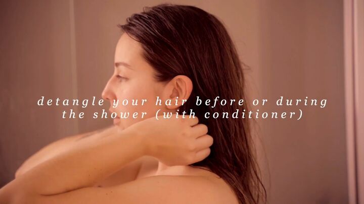 how to have a good hair day, When to detangle hair