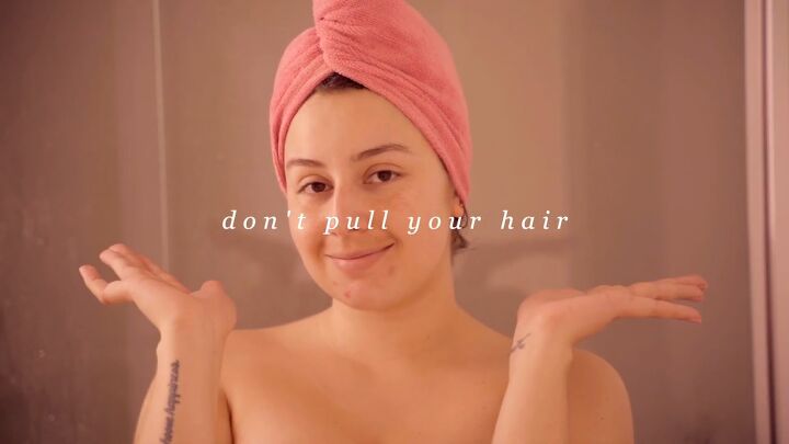 how to have a good hair day, Hair in towel