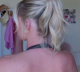 this ponytail hack adds volume and length, Full volume ponytail