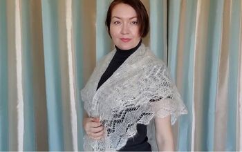 How to Wear a Russian Orenburg Shawl as a Large Scarf