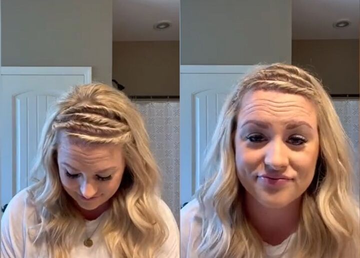 twists fun way to get your hair out of your face, Twisted hair headband