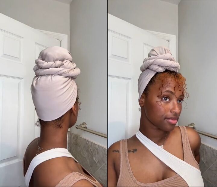 how to wrap your hair and make it look stylish, Wrapped hair