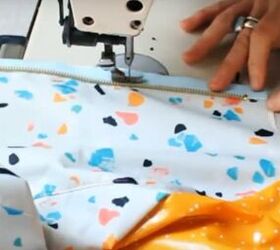 how to sew on a zipper, Sewing