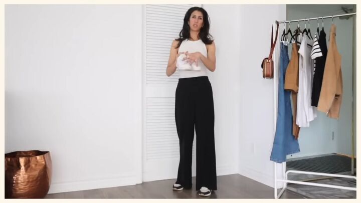 cute summer outfits with sneakers, The wide leg pant