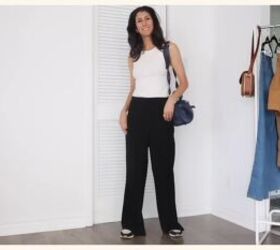 cute summer outfits with sneakers, The wide leg pant