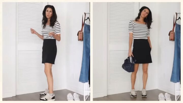 cute summer outfits with sneakers, The mini skirt