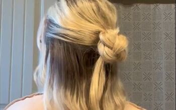 Easy and Simple Half-up Hairstyle