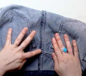 how to take in waist on jeans, Finishing the waistband