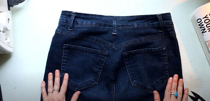 how to take in waist on jeans, How to take in waist on jeans Completed jeans