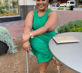 How to Style a Solid Green Dress From Desk to Dinner
