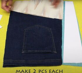 how to sew a tote bag, Cutting out bag pieces