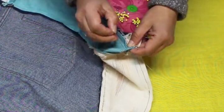 how to sew a tote bag, Attaching lining