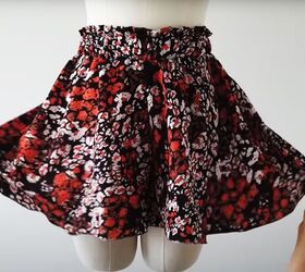 How to Sew Cute and Easy Mini Skirt Shorts