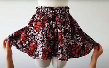 How to Sew Cute and Easy Mini Skirt Shorts