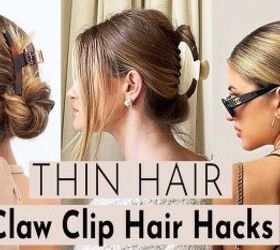 Easy Claw Clip Hairstyles for Thin Hair