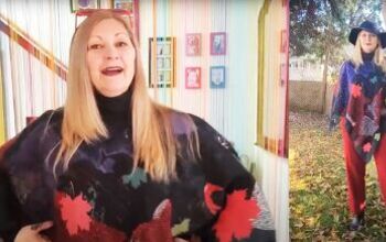 Thrift Flipping Tutorial: How to DIY a Cute Poncho