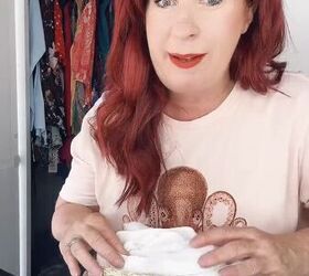 She stuffed towels inside her hat — and fixed it in minutes