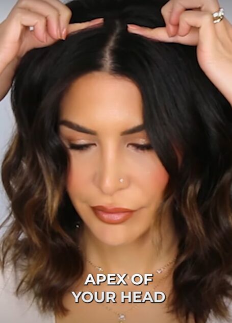 Super Easy Half Updo For Short Hair Upstyle super-easy-half-updo-for-short-hair-upstyle