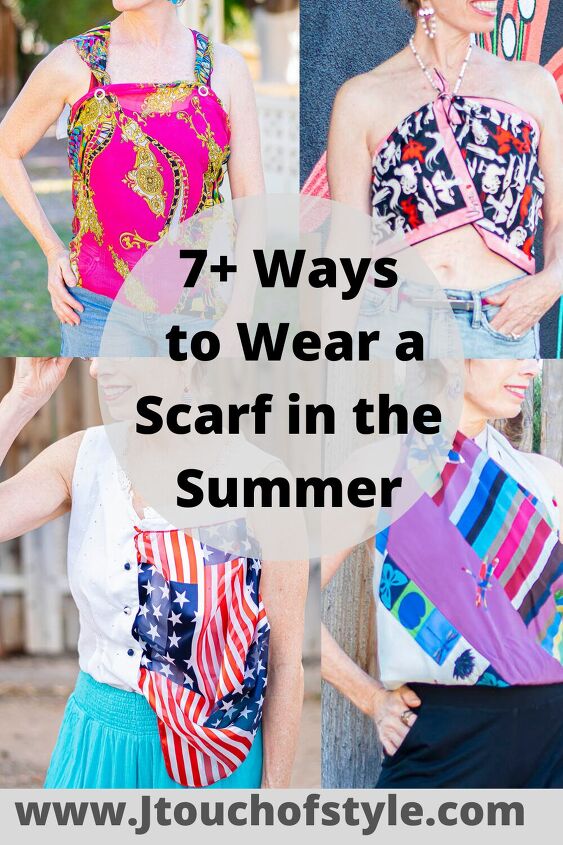 7 ways to wear a scarf in the summer