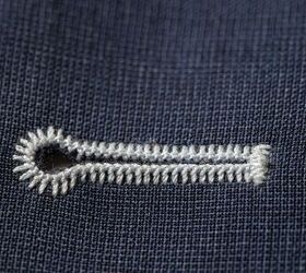 How to Sew a Buttonhole by Hand Upstyle