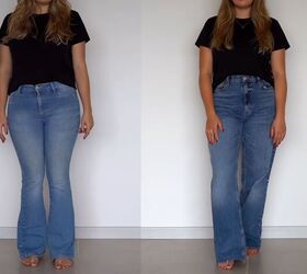 how to dress to look slim and tall, Consider your pant width