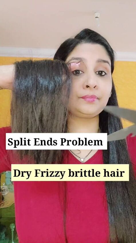 2 ingredients to get rid of split ends, Split ends