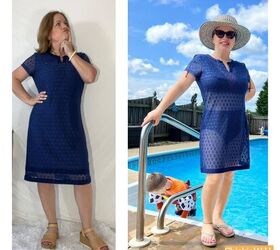 Making an Easy Bathing Suit Coverup Dress Upstyle