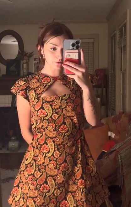 transforming this vintage dress into a modern day beauty, Upcycled dress