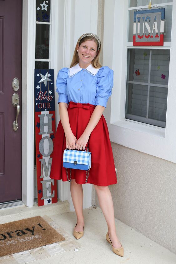red white and blue outfits for independence day