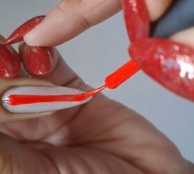 Paint a line on your nail for this simple yet impressive hack