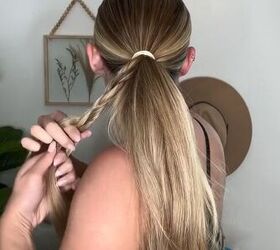 This 5-minute hair idea is supposed to be for the gym, but we want to wear it everywhere