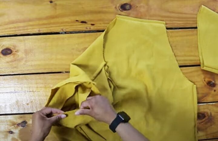 how to sew shorts, Sleeves