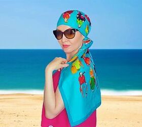 scarf outfits for summer, Style 1 Long hat scarf