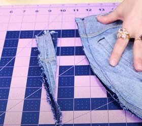 how to take in waist on jeans, Sewing new seam