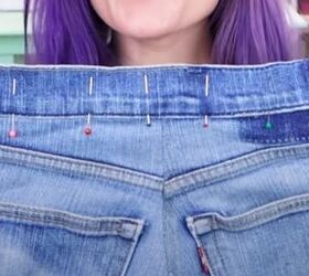 how to take in waist on jeans, Taking in waistband
