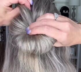 hack gives big volume to your thin hair in a clip, Fanning hair