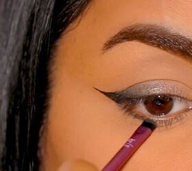 how to do winged liner on hooded eyes, Applying eyeshadow to lower lash line