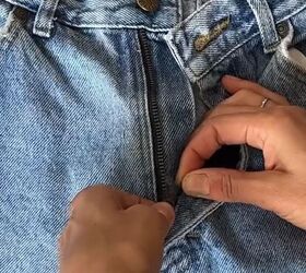 how to fix a broken zipper, Repositioning zipper