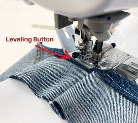 how to sew over bulky seams the easy way best sewing tips, BULKY SEAMS LEVELING BUTTON