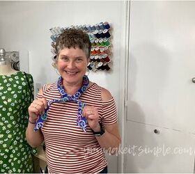 What's hidden in this scarf will actually keep you cooler in this summer swelter (not ice!)