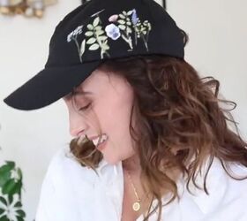 hat lovers this diy is for you, DIY flower cap