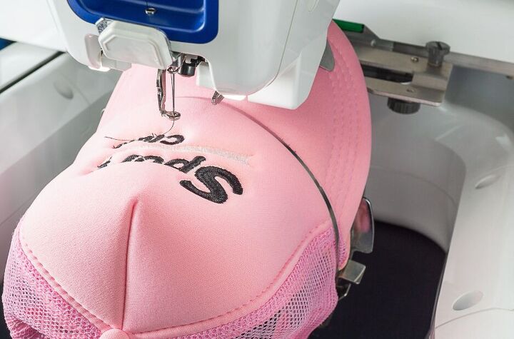 how to sew a patch on a hat