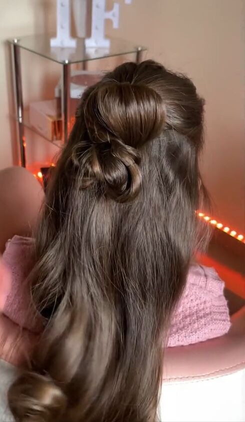 wow this hairstyle hides your clip so no one can see, Cute twisted hairstyle