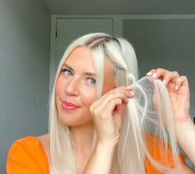 easy and simple summer hairstyle, Tying elastics in hair