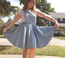 KwikSew 4138 Pinafore Sewing Pattern Review