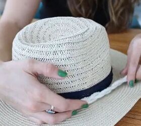 cowgirl coastal grandma, Decorating straw hat