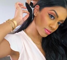 A simple way to dress up your everyday ear-tuck