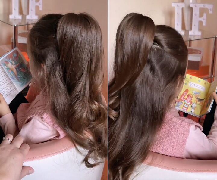 hack to get more volume in your ponytail, Hack to get more volume in your ponytail