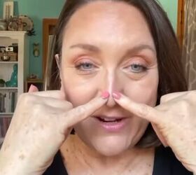 where to contour, Applying contour to nose